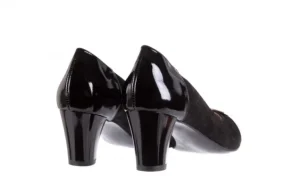 Czółenka -097 LZC7037-193 Czarny, Skóra naturalna | Bayla Hot