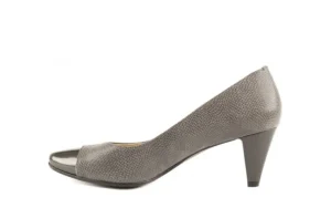 Czółenka -097 PJ6420-771 Szary, Skóra naturalna | Bayla Discount