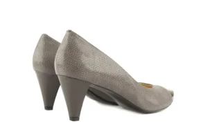 Czółenka -097 PJ6420-771 Szary, Skóra naturalna | Bayla Discount