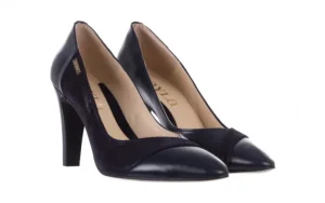 Czółenka -097 SZC6972-587 Granat, Skóra naturalna | Bayla Best
