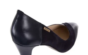 Czółenka -097 SZC6972-587 Granat, Skóra naturalna | Bayla Best