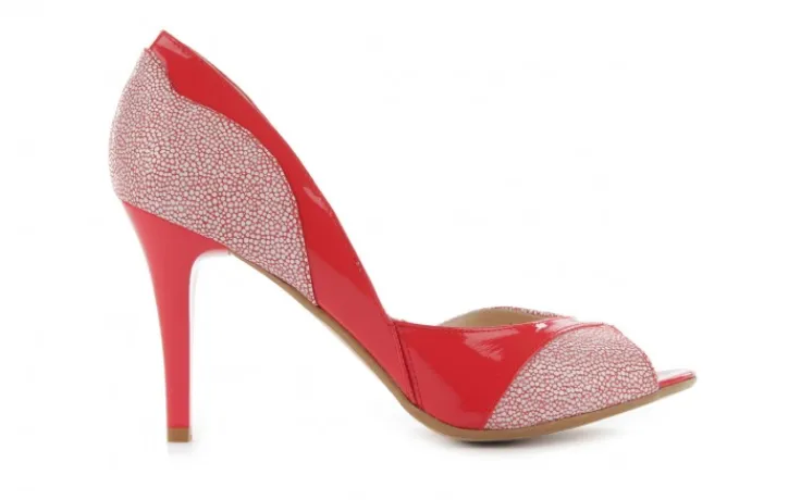 czenka_baylaem_gl_koral_b_0.webp Czółenka -Em GL6789-154 Koral Biały, Skóra naturalna lakierowana | Bayla Online