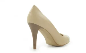 Czółenka -Ju 1276 SL Beż, Skóra naturalna | Bayla Discount