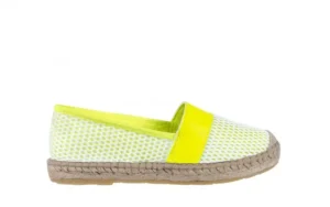 Espadryle -115 104130 Amarillo, Żółty/ Biały, Materiał | Bayla Online