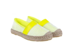 Espadryle -115 104130 Amarillo, Żółty/ Biały, Materiał | Bayla Online