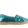 Espadryle -115 101020 Lepisma Aguamar, Zielony/Srebrny, Materiał | Bayla Online
