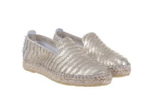 Espadryle -115 107730 Oro, Złoty, Materiał | Bayla Hot