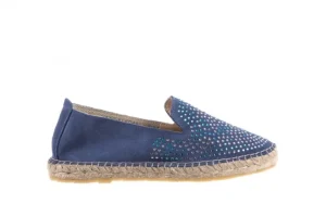 Espadryle -115 107601 Serraje Iris, Granat, Skóra naturalna | Bayla Clearance
