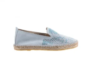 Espadryle -115 107601 Serraje Caribe, Niebieski, Skóra naturalna | Bayla Fashion