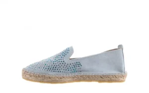 Espadryle -115 107601 Serraje Caribe, Niebieski, Skóra naturalna | Bayla Fashion