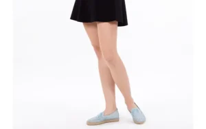 Espadryle -115 107601 Serraje Caribe, Niebieski, Skóra naturalna | Bayla Fashion