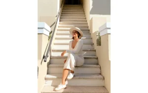 Espadryle Agonis Mac Coconut 119187, Biały, Materiał | EMU Outlet