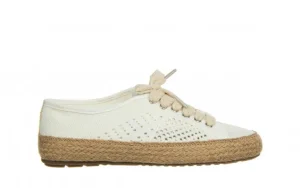 Espadryle Agonis Mac Coconut 119187, Biały, Materiał | EMU Outlet