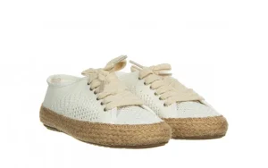 Espadryle Agonis Mac Coconut 119187, Biały, Materiał | EMU Outlet