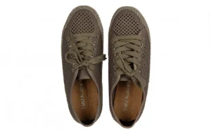 Espadryle Agonis Mac Smoke 119194, Zielony, Materiał | EMU Online