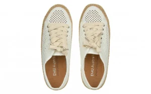 Espadryle Agonis Mac Coconut 119187, Biały, Materiał | EMU Outlet