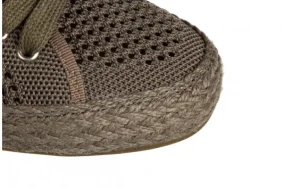 Espadryle Agonis Mac Smoke 119194, Zielony, Materiał | EMU Online