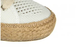 Espadryle Agonis Mac Coconut 119187, Biały, Materiał | EMU Outlet