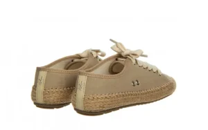 Espadryle Agonis Organic Almond 119188, Brązowy, Materiał | EMU Best