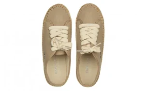 Espadryle Agonis Organic Almond 119188, Brązowy, Materiał | EMU Best