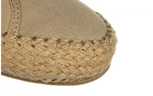 Espadryle Agonis Organic Almond 119188, Brązowy, Materiał | EMU Best