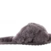 Kapcie Mayberry Charcoal 21 119128, Szary, Futro naturalne | EMU Sale