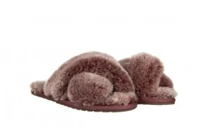 Kapcie Mayberry Frost Burnt Rust 119131, Bordo, Futro naturalne | EMU Online
