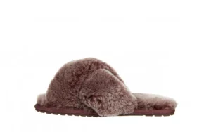 Kapcie Mayberry Frost Burnt Rust 119131, Bordo, Futro naturalne | EMU Online