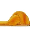 Kapcie Mayberry Mustard, Futro naturalne | EMU Hot