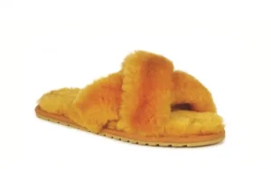 Kapcie Mayberry Mustard, Futro naturalne | EMU Hot