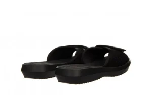 Klapki Lucia Soft Comfy Tam Black 198033, Czarny, Materiał | Azaleia Discount