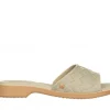 Klapki Simone Comfy Flat Rast Green Beige 198017, Zielony, Tworzywo | Azaleia Sale