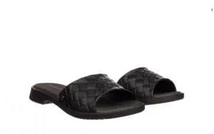 Klapki Simone Comfy Flat Rast Black 198016, Czarny, Tworzywo | Azaleia Sale