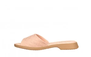 Klapki Simone Comfy Flat Rast Nude Beige 198018, Róż/Beż, Tworzywo | Azaleia Fashion