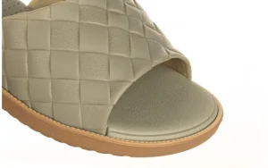 Klapki Simone Comfy Flat Rast Green Beige 198017, Zielony, Tworzywo | Azaleia Sale