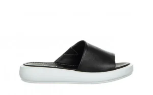 Klapki -161 161 72 11 Black 161497, Czarny, Skóra naturalna | Bayla Fashion