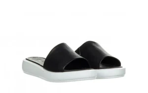 Klapki -161 161 72 11 Black 161497, Czarny, Skóra naturalna | Bayla Fashion