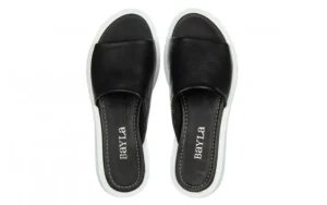 Klapki -161 161 72 11 Black 161497, Czarny, Skóra naturalna | Bayla Fashion