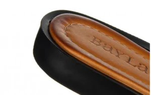 Klapki -161 037 34 01 Black 161449, Czarny, Skóra naturalna | Bayla New