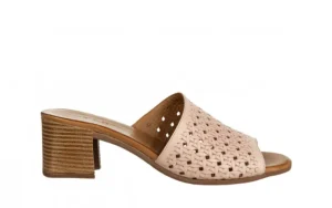 Klapki -161 191 806 21201 Cameo 161720, Różowy, Skóra naturalna | Bayla Fashion