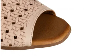 Klapki -161 191 806 21201 Cameo 161720, Różowy, Skóra naturalna | Bayla Fashion