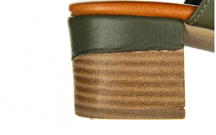 klapki_bayla____dark_oliv_5.webp Klapki -161 066 1706 281 Dark Olive 161462, Zielony, Skóra naturalna | Bayla Online