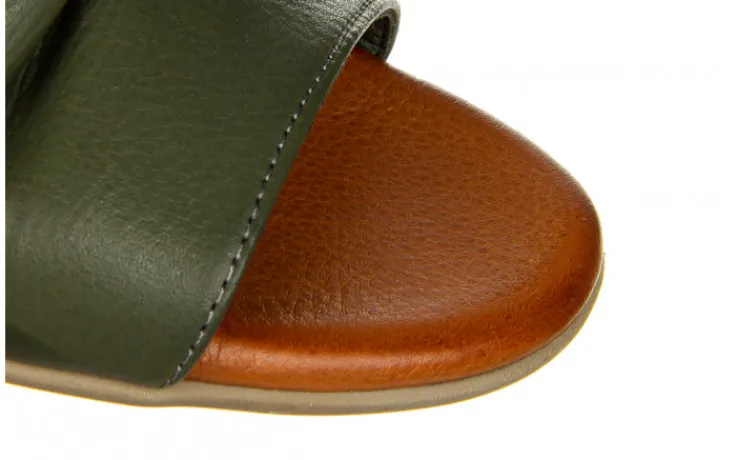 klapki_bayla____dark_oliv_6.webp Klapki -161 066 1706 281 Dark Olive 161462, Zielony, Skóra naturalna | Bayla Online