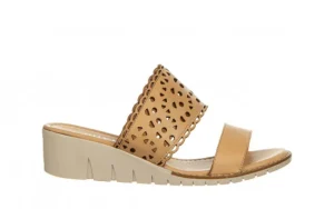 Klapki -161 161 86 90 Scissors 161505, Beżowy, Skóra naturalna | Bayla Discount