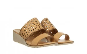 Klapki -161 161 86 90 Scissors 161505, Beżowy, Skóra naturalna | Bayla Discount