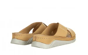 Klapki -161 022 05 6106 Scissors 161296, Beż, Skóra naturalna | Bayla Sale