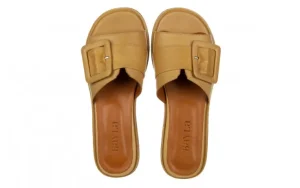 Klapki -161 034 450 12 Scissors 161443, Beżowy, Skóra naturalna | Bayla Sale