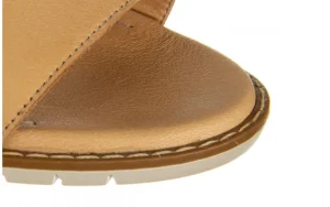 Klapki -161 161 86 90 Scissors 161505, Beżowy, Skóra naturalna | Bayla Discount