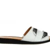 Klapki -161 037 34 02 White 161448, Biały, Skóra naturalna | Bayla New
