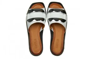 Klapki -161 037 34 02 White 161448, Biały, Skóra naturalna | Bayla New